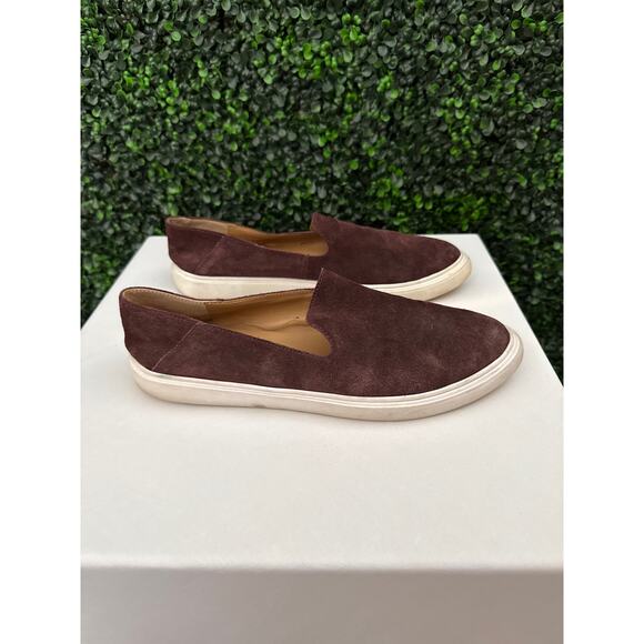 Franco Sarto, Maroon leather Suede Loafers women’s size 10M - Picture 4 of 6